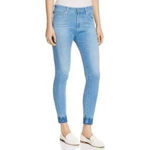 AG Adriano Goldschmied The Farrah Skinny Jeans Ankle Ripple Hem Womens Size 26